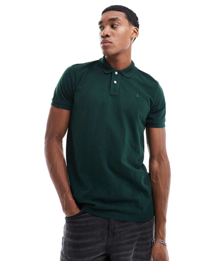 Basic Polo In Dark Green