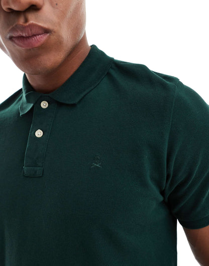 Basic Polo In Dark Green