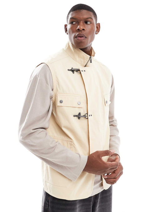 Icon Beech Vest In Cream