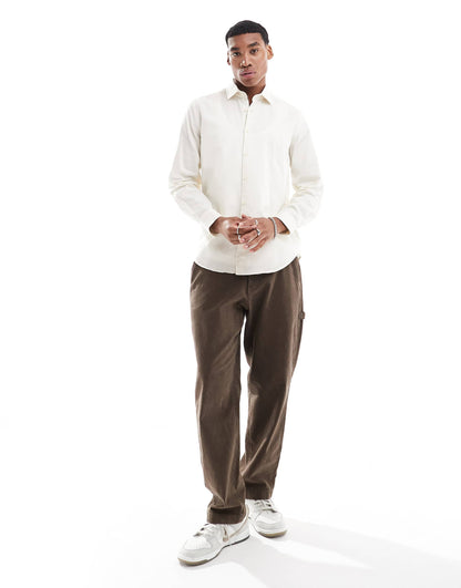 New Honeycomb Shirt In Off White
