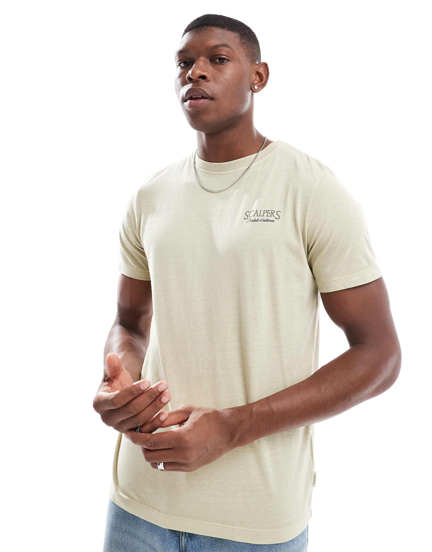 Ferme Tee In Light Khaki
