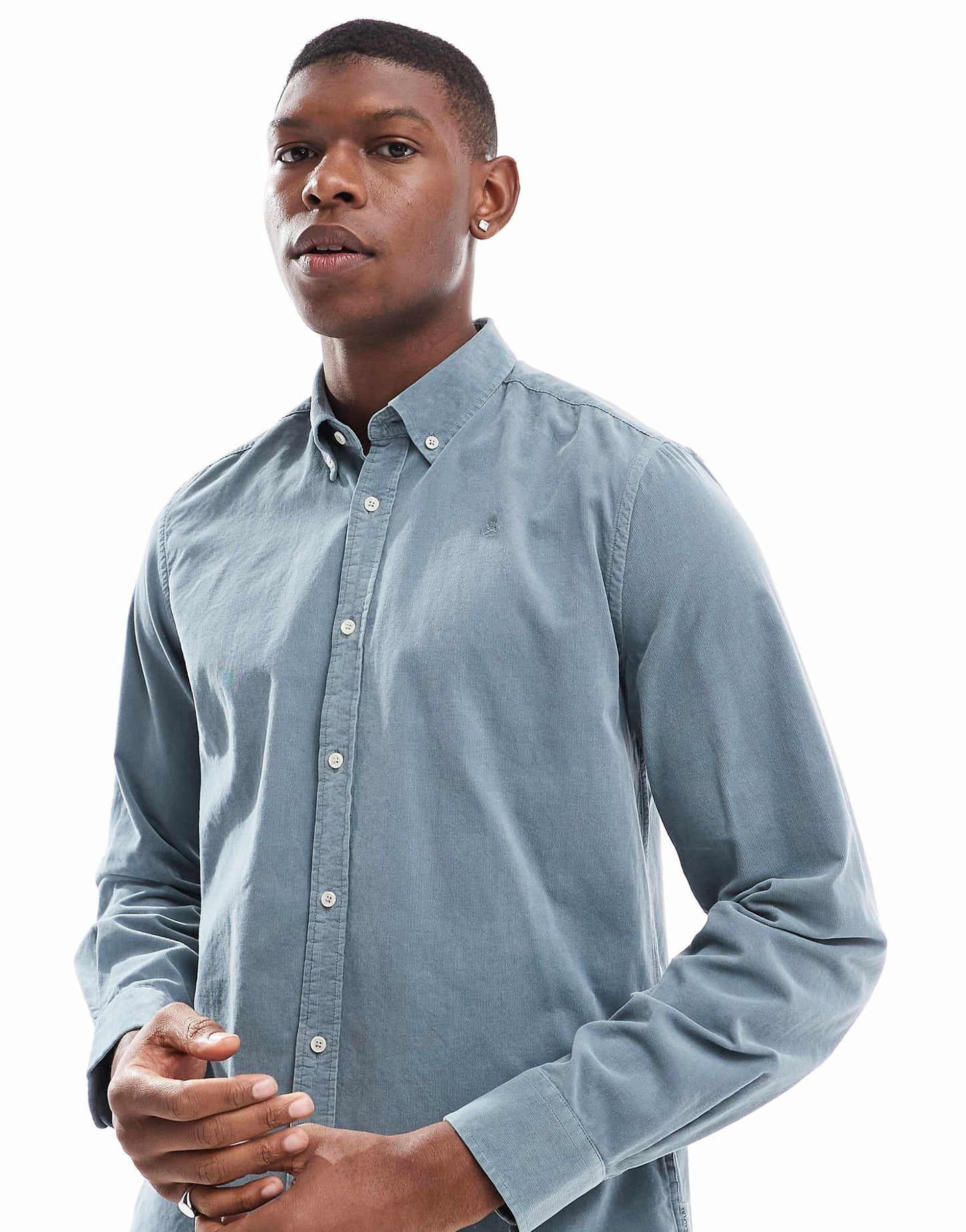 Corduroy Shirt In Khaki