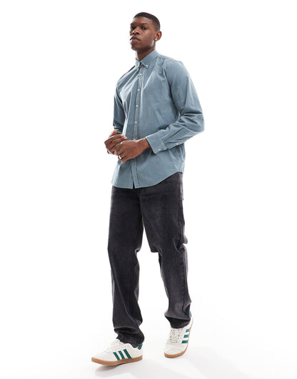 Corduroy Shirt In Khaki