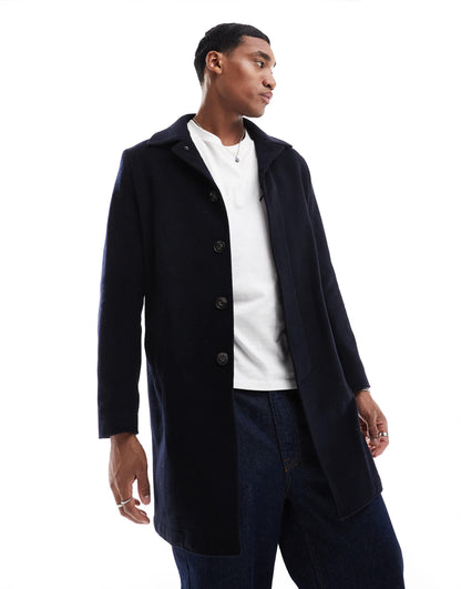 Classic Coat In Navy
