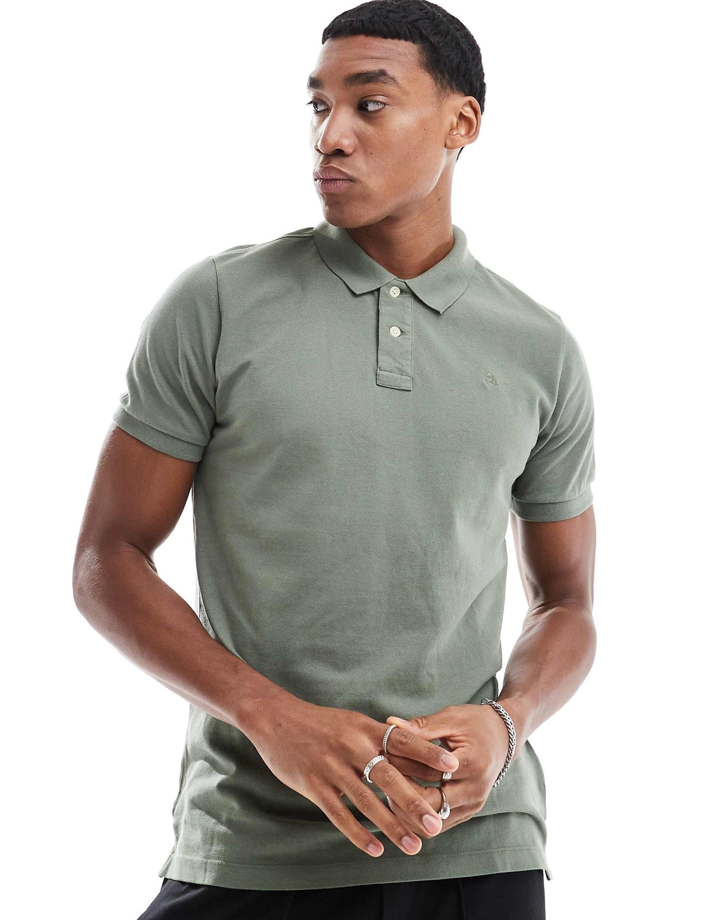 Basic Polo In Khaki