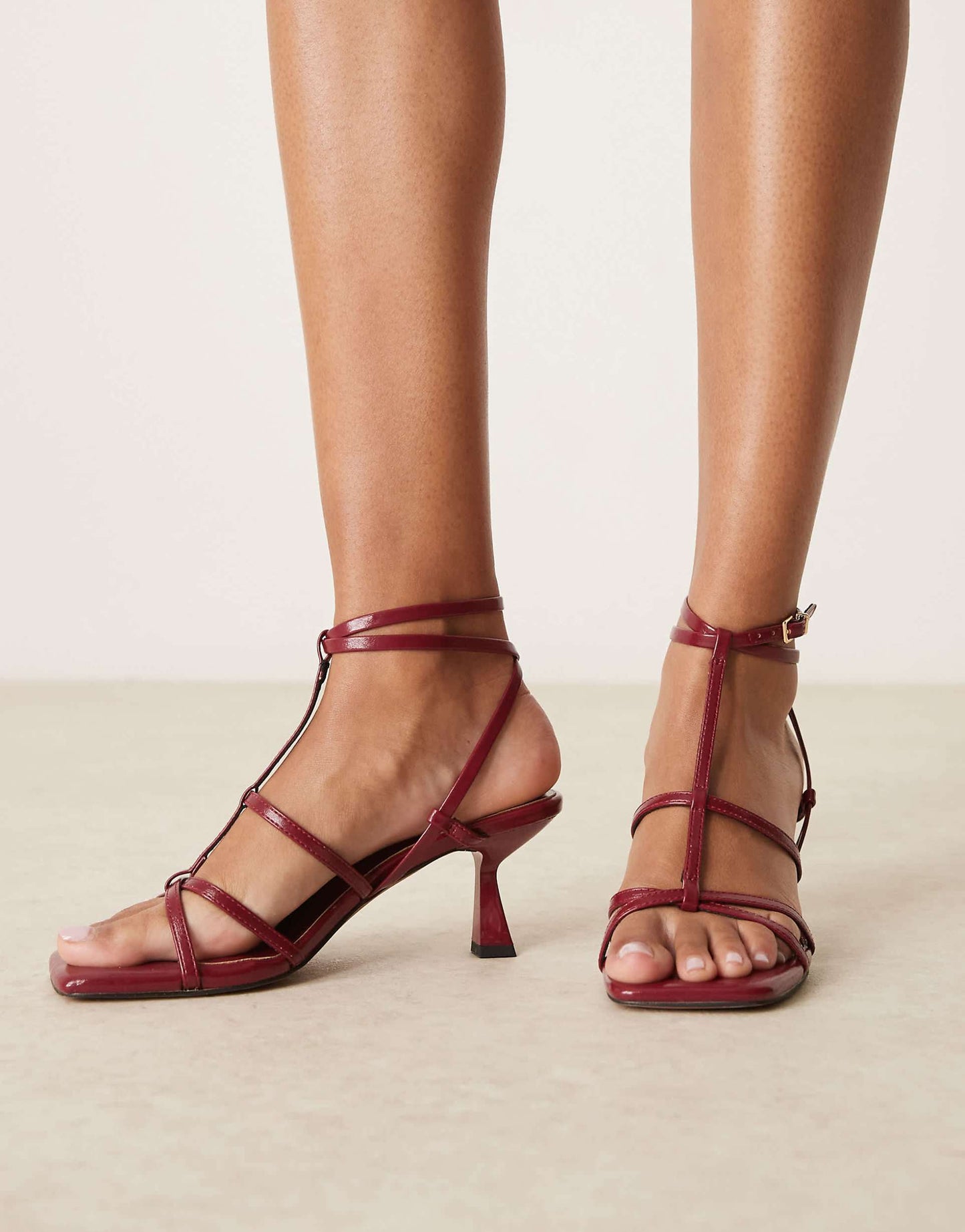 Highlight Caged Mid Heeled Sandals