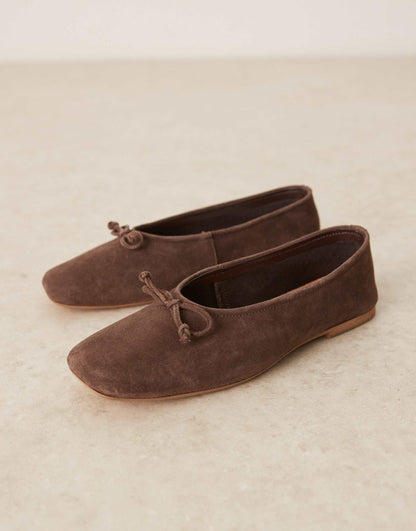 Landmark Suede High-Vamp Ballets