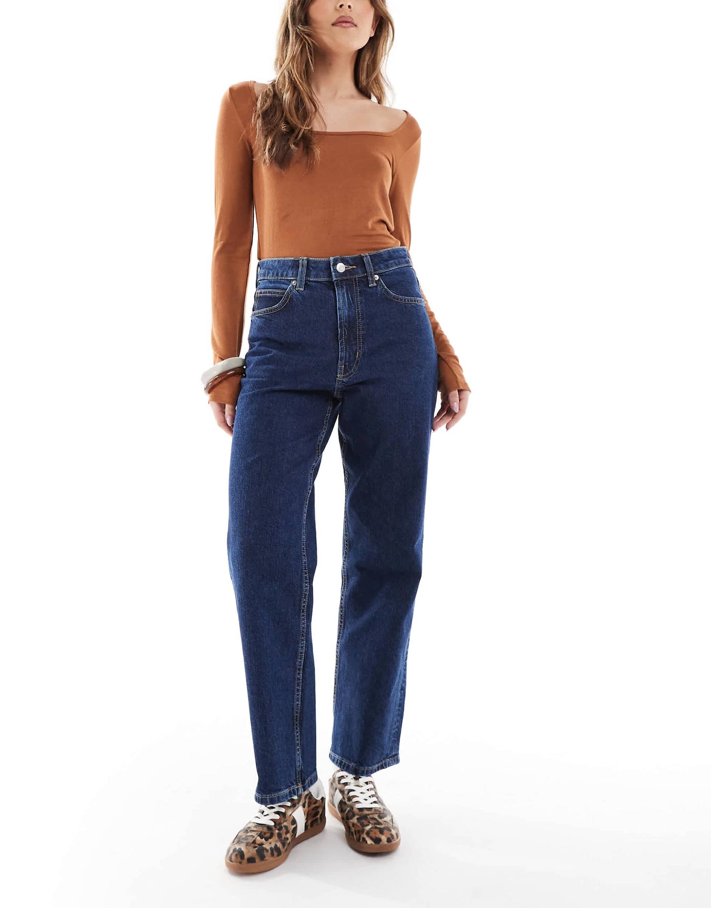 Crop Comfort Stretch Straight Leg Jeans