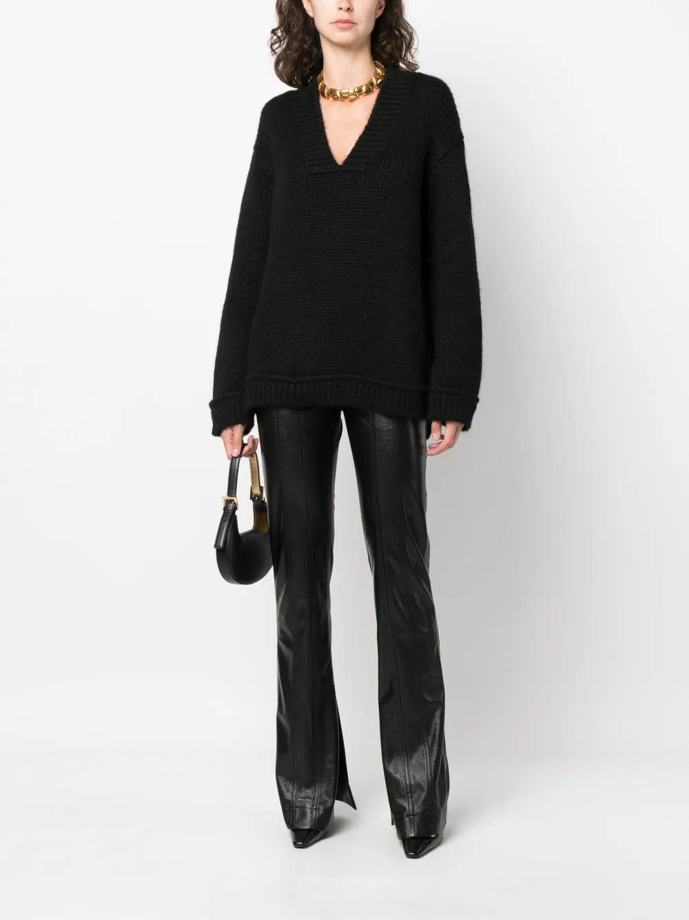 V-Neck Pullover Jumper