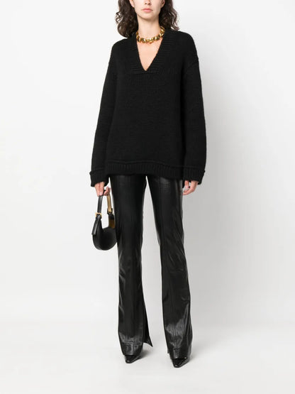 V-Neck Pullover Jumper