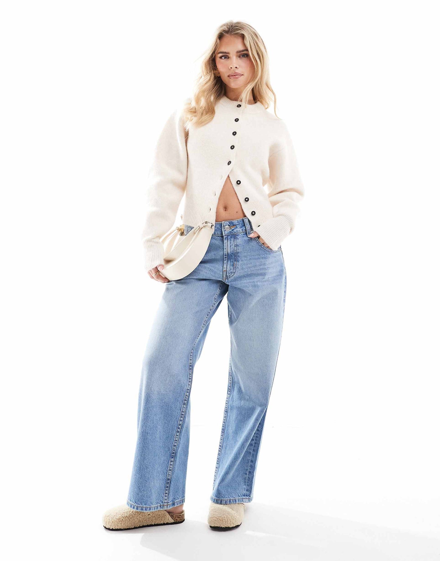 Petite Baggy Wide Leg Jean