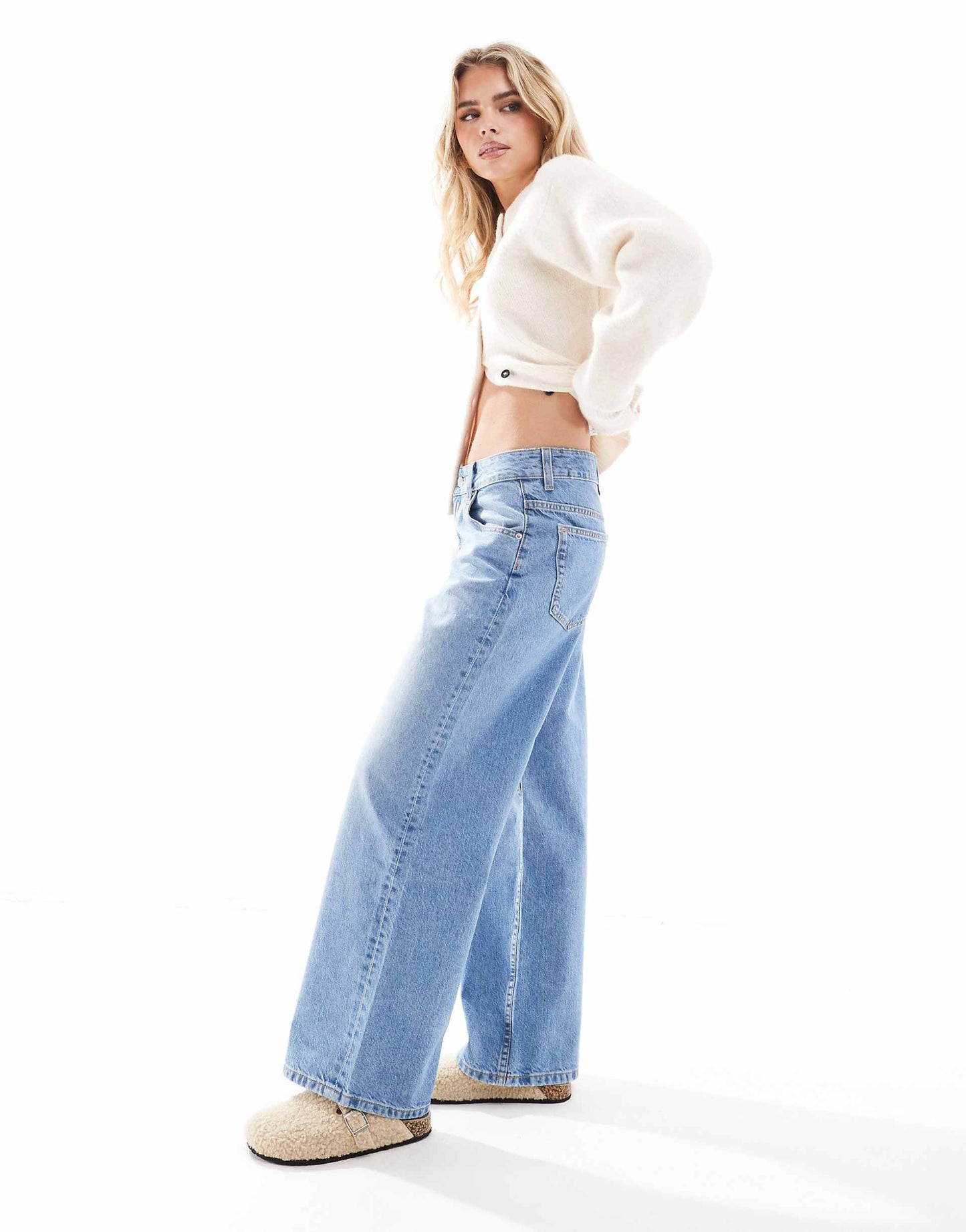 Petite Baggy Wide Leg Jean