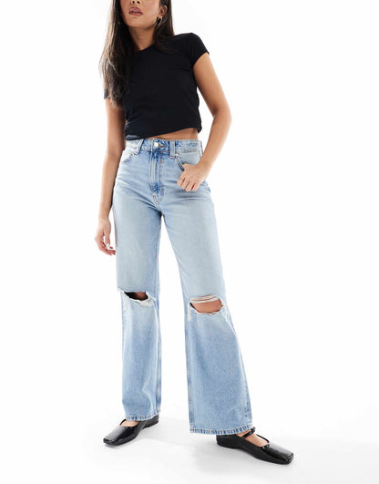 Wide Leg Dad Jeans