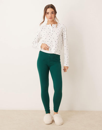 Mix & Match Legging With Exposed Waistband