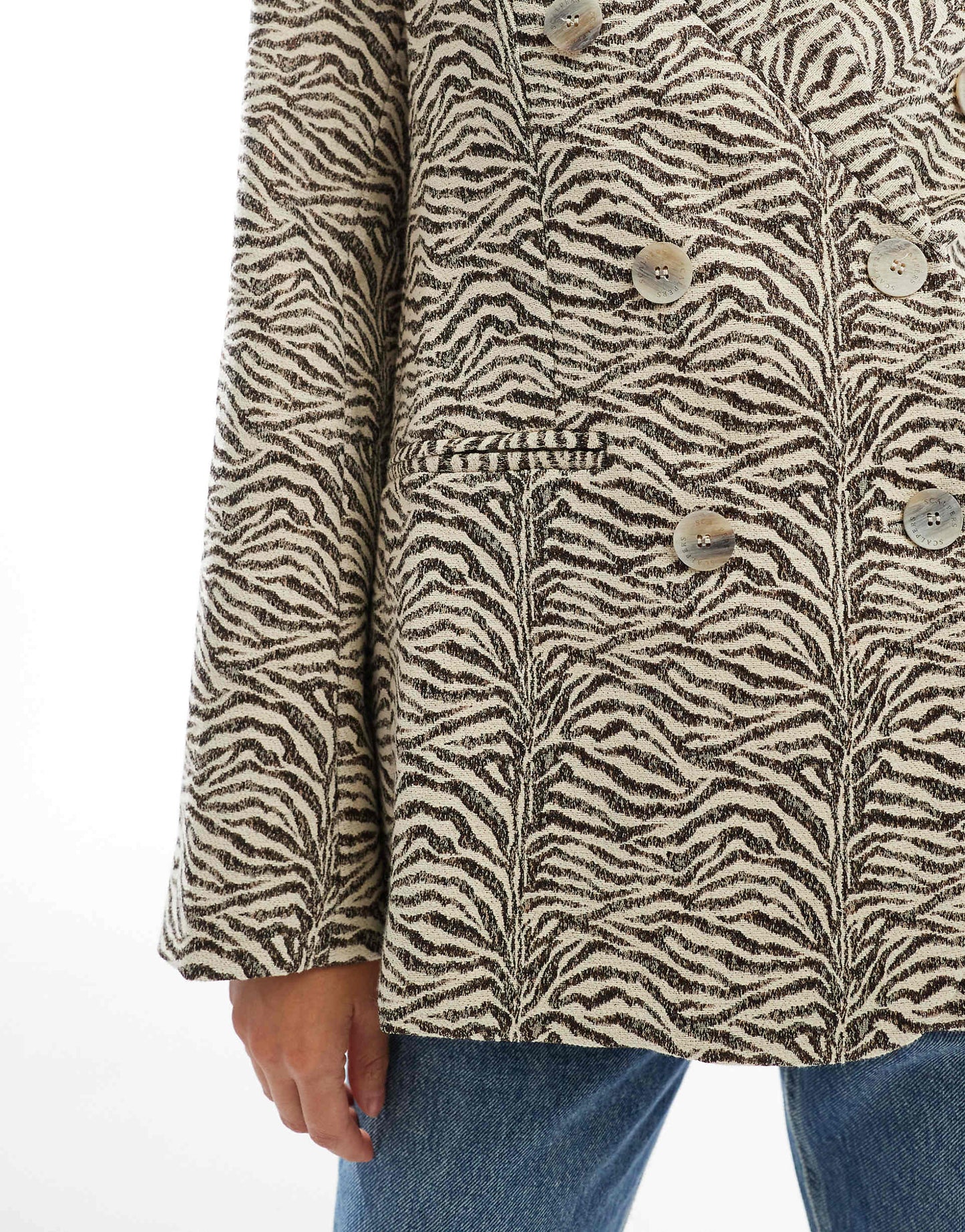 Fem Fantasy Blazer In Animalprint