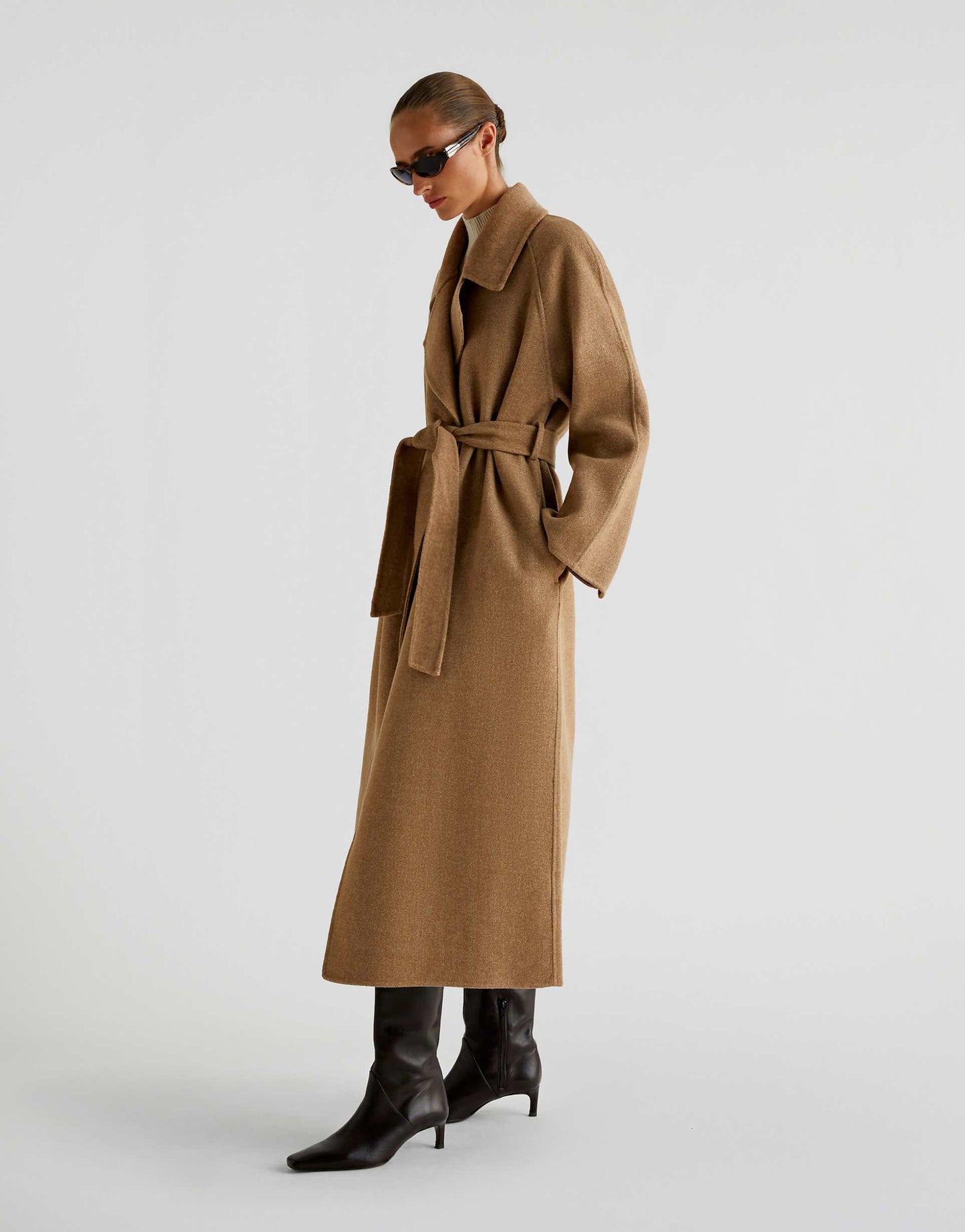 Handmade Coat In Camel