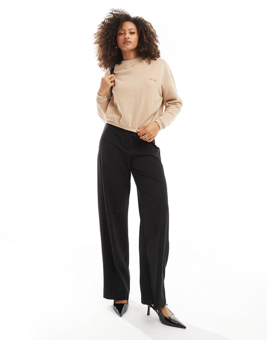 Basic Band Sweater In Camel