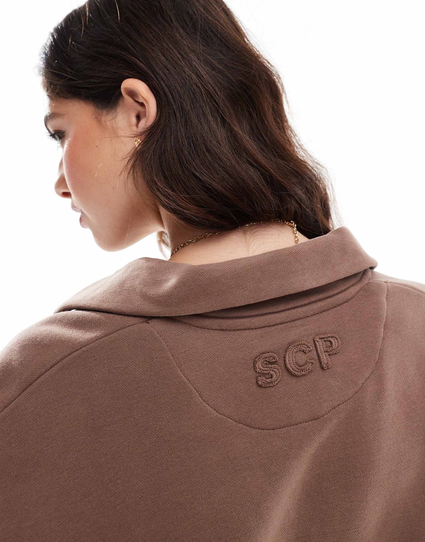 Polo Sweater In Camel