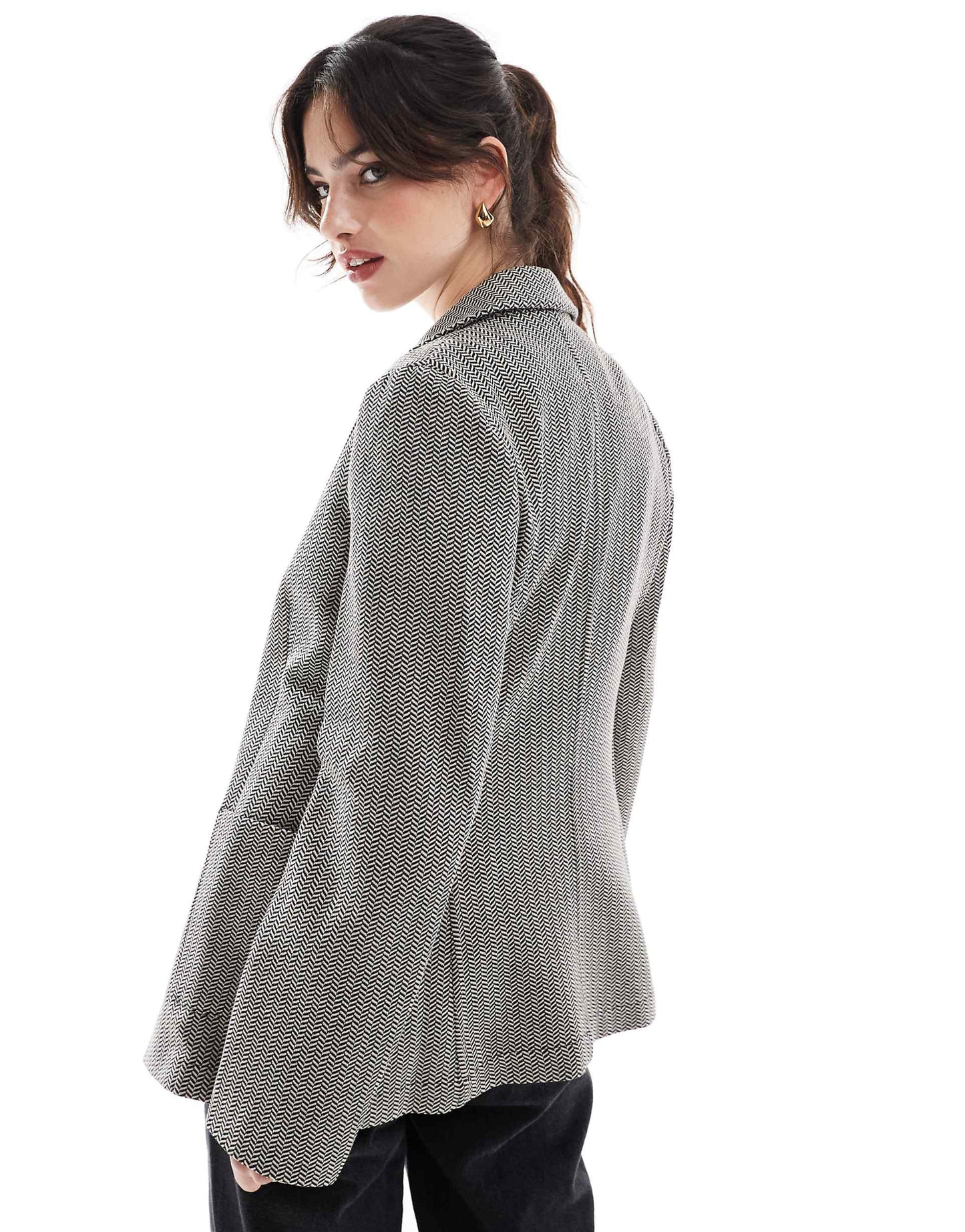 Fantasy Knitty Blazer In Blue