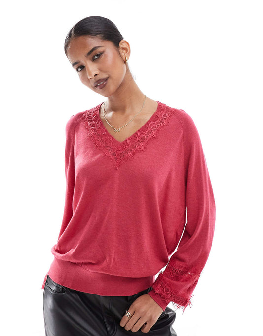 Lara Jumper In Raspberry