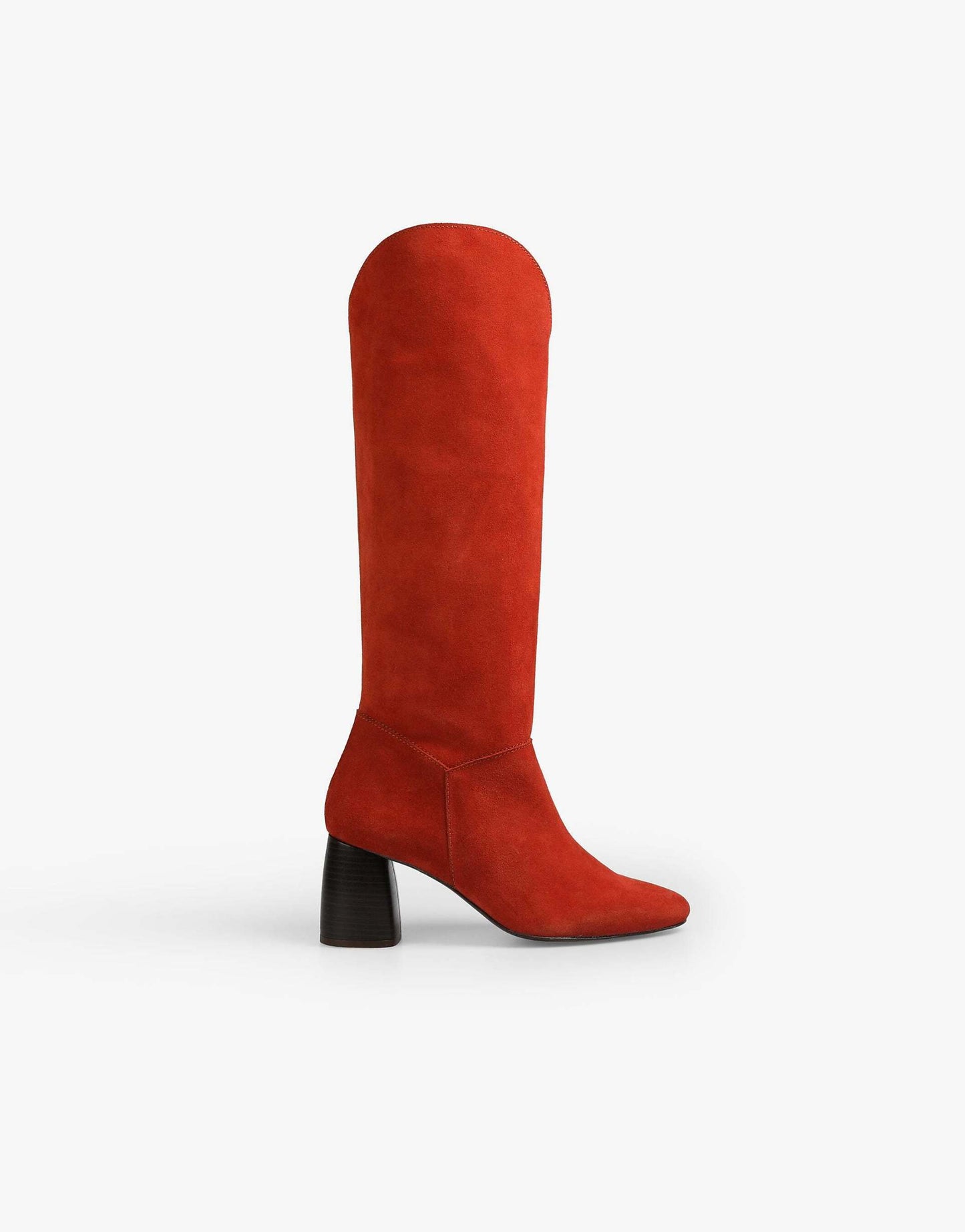 Cool High Boot In Dark Orange