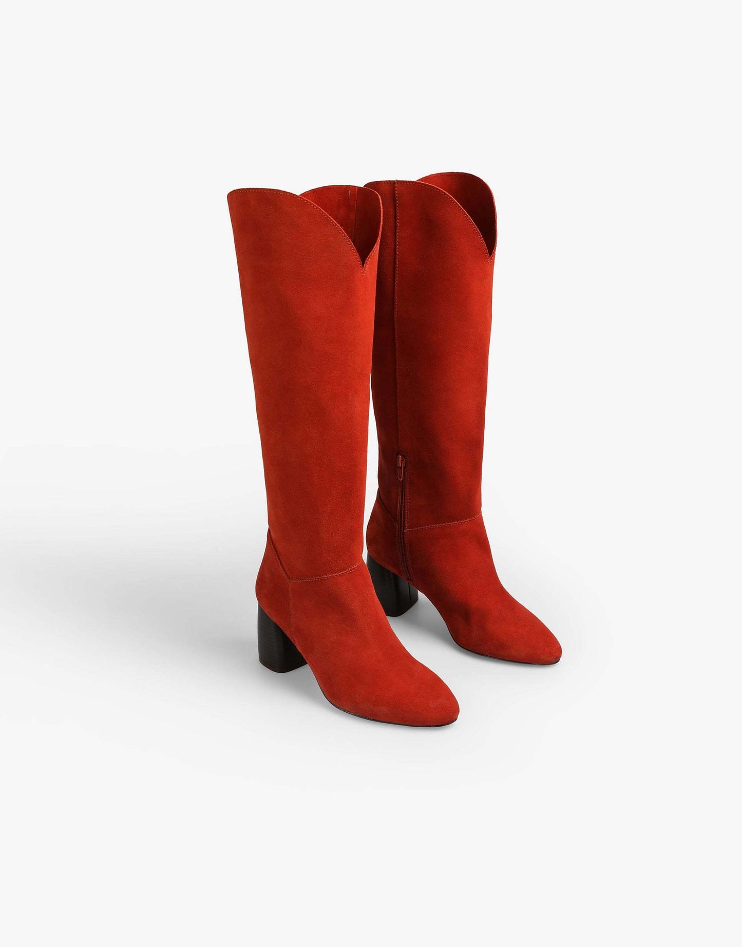 Cool High Boot In Dark Orange