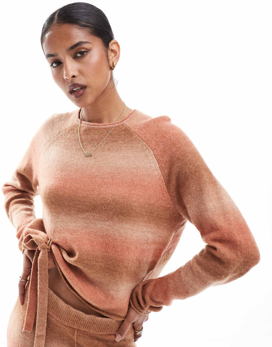 Degred Jumper In Camel Orange