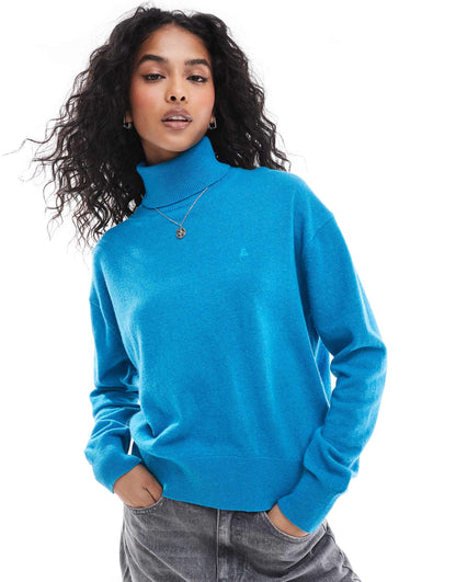 Joy Turtle Jumper In Turquoise