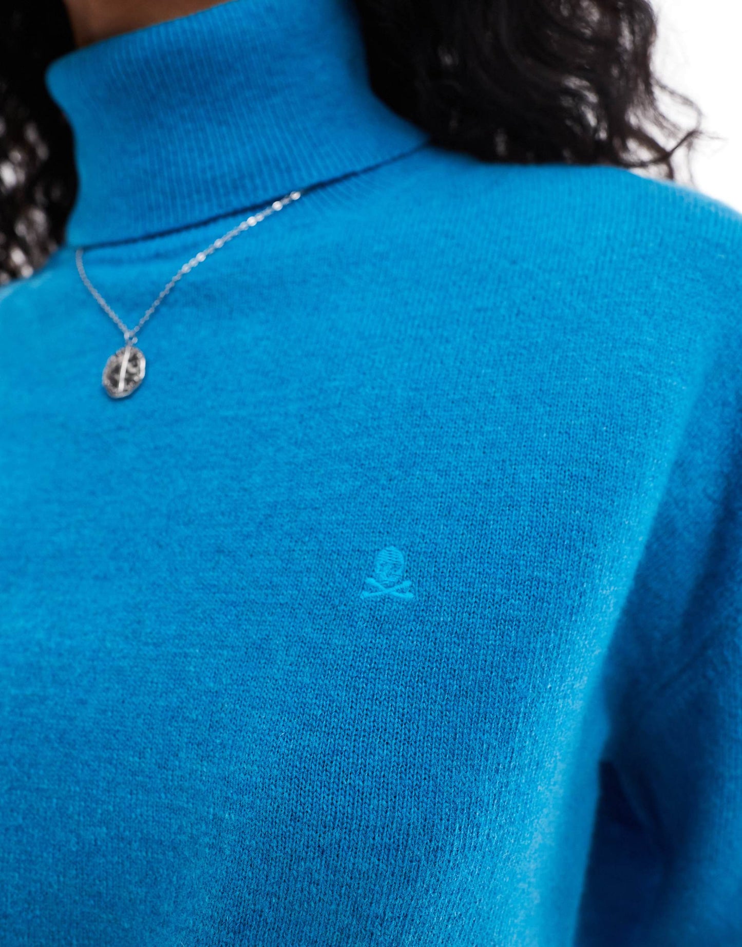 Joy Turtle Jumper In Turquoise