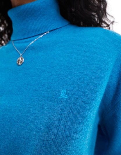 Joy Turtle Jumper In Turquoise