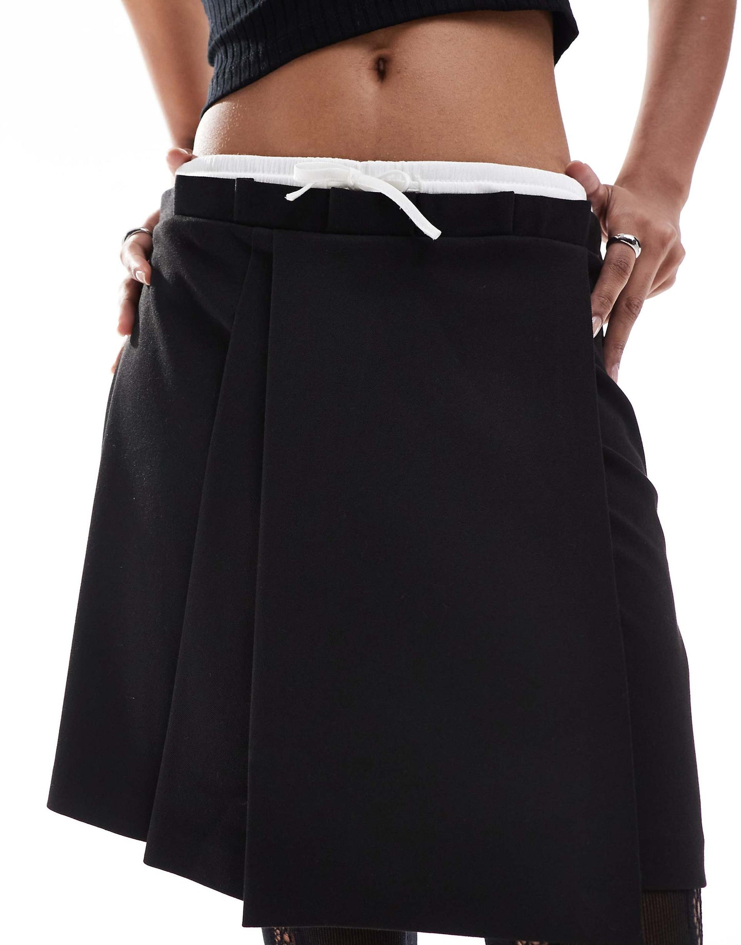Mini Skirt In Black