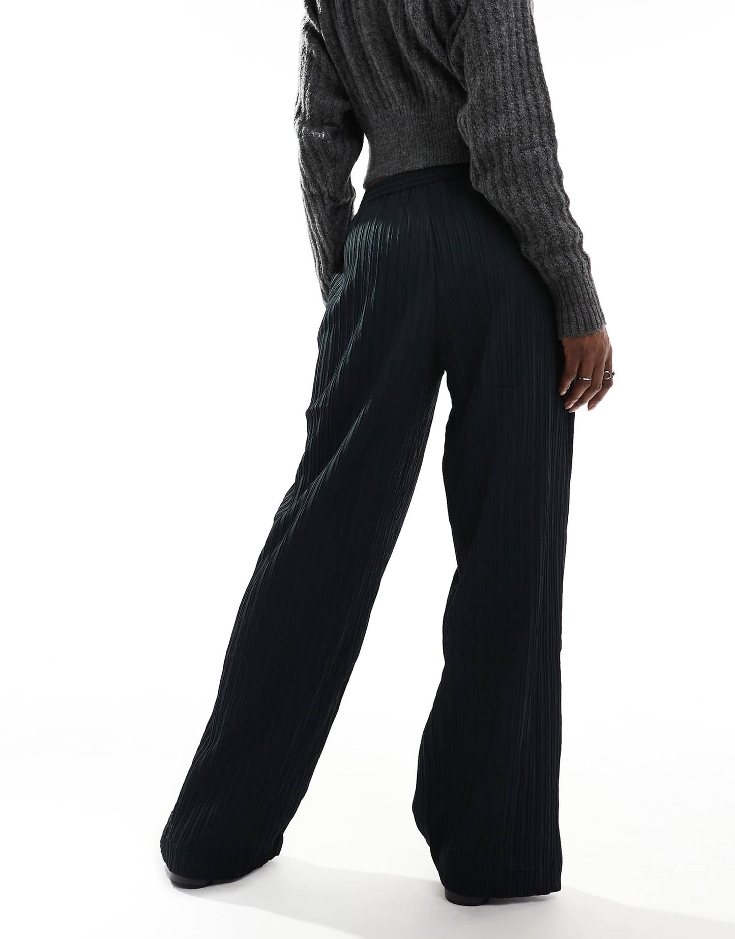 Textured Relaxed Trousers