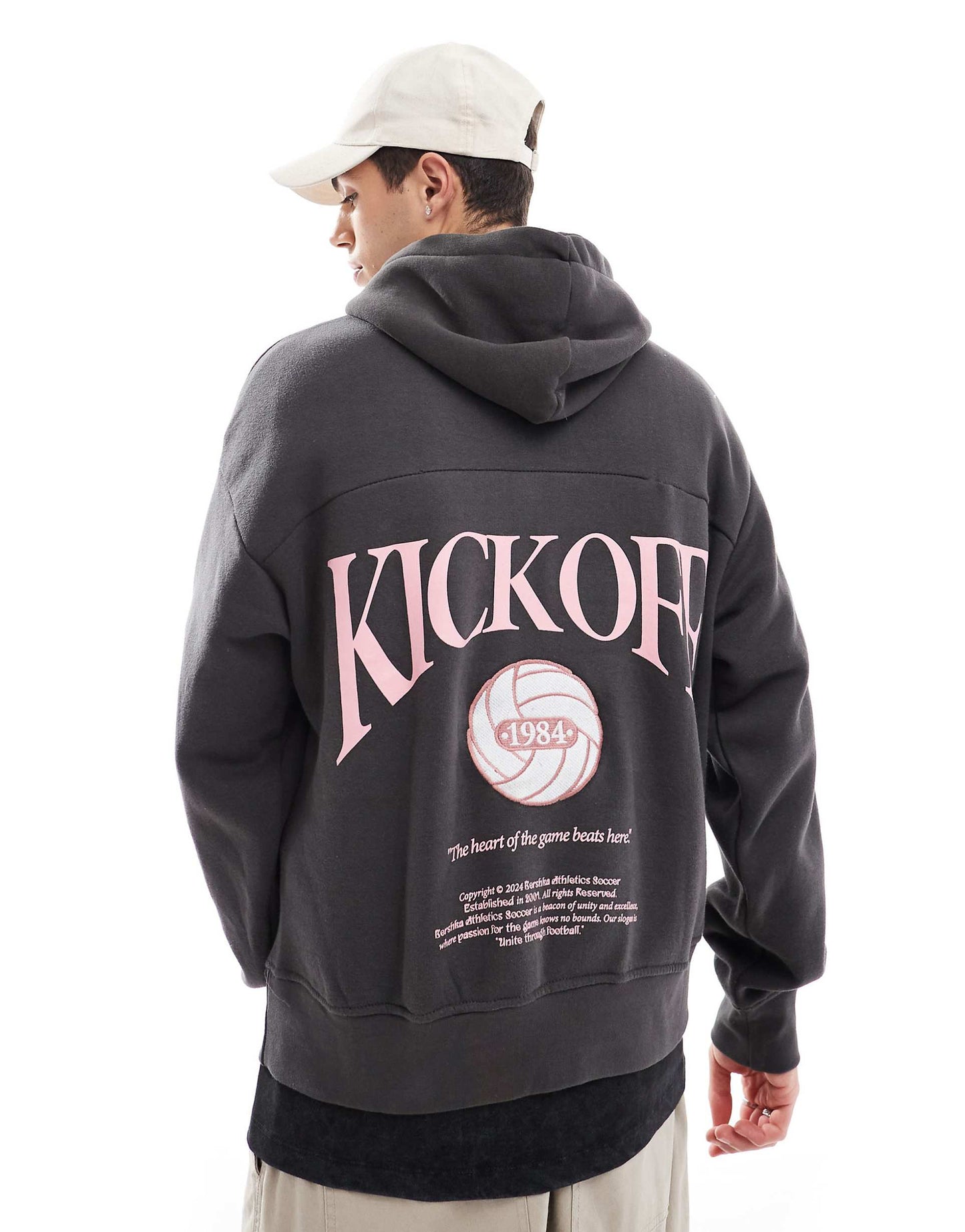 Kick Off Back Printed Hoodie