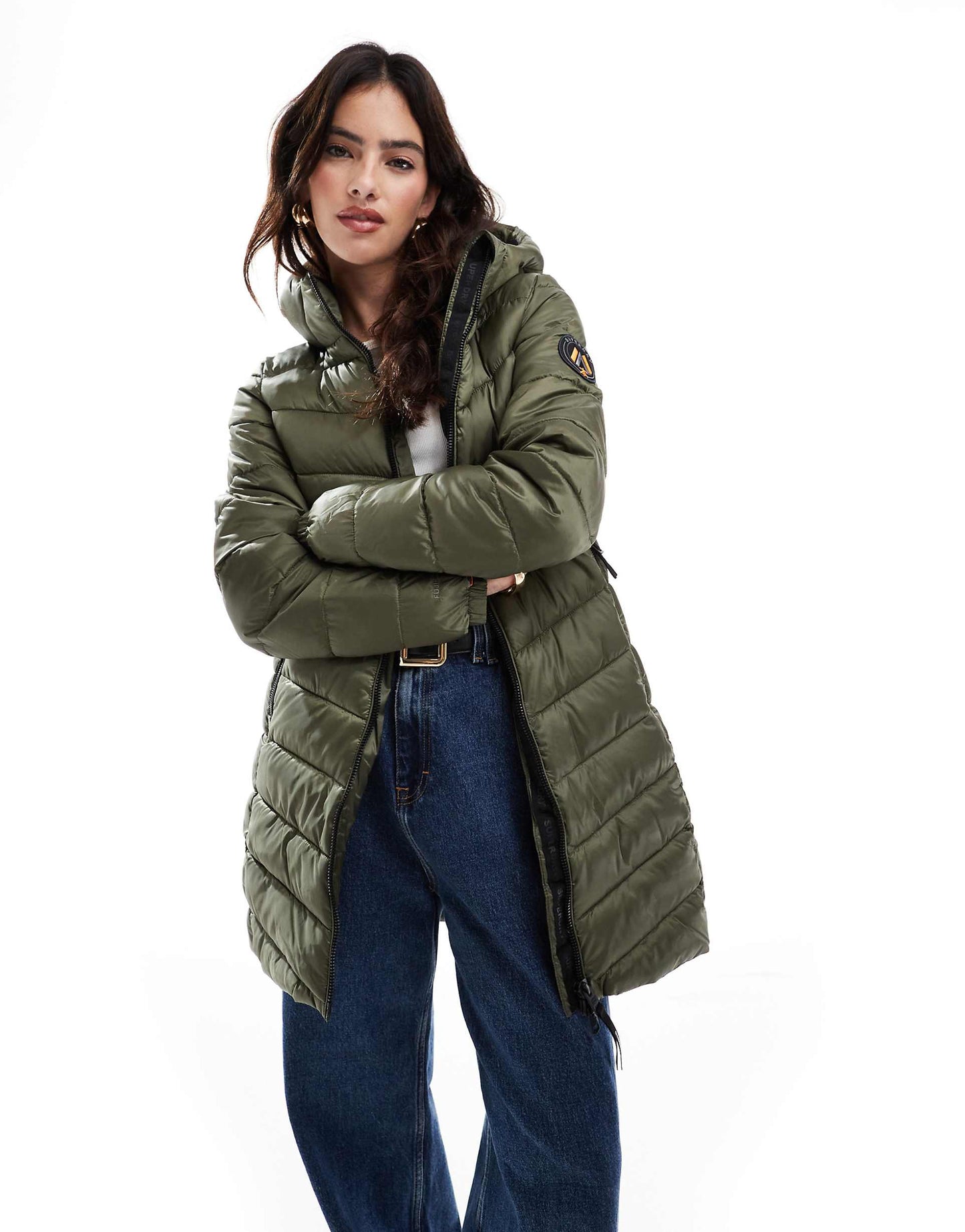 Hooded Fuji Mid Padded Jacket