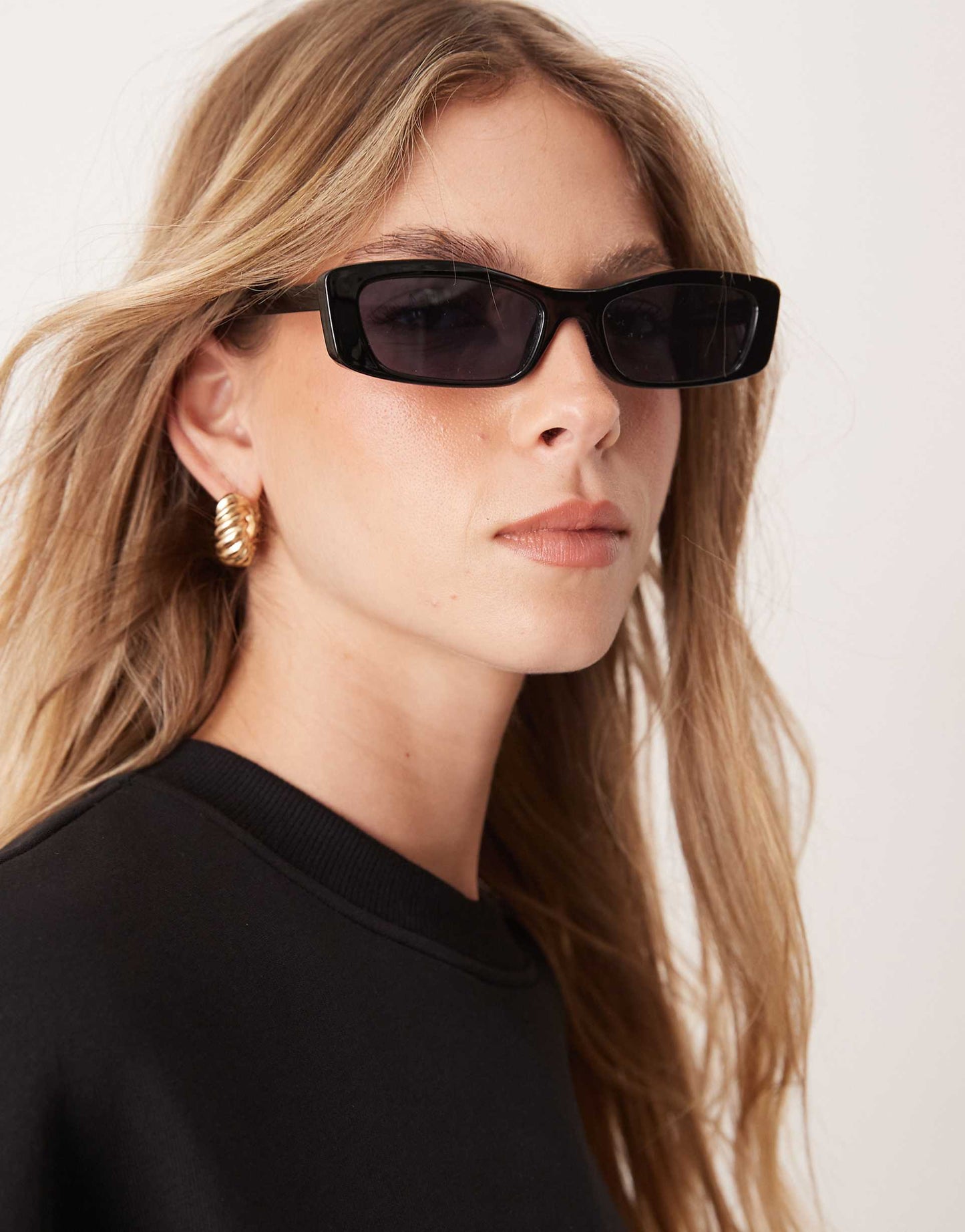 Narrow Square Sunglasses