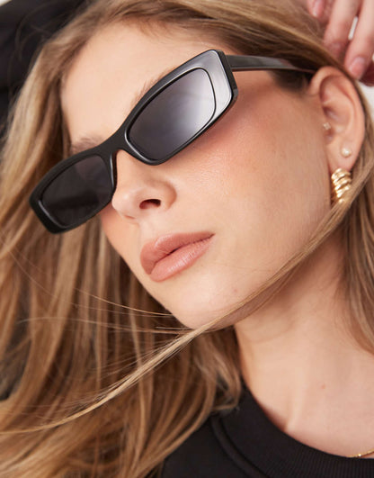 Narrow Square Sunglasses