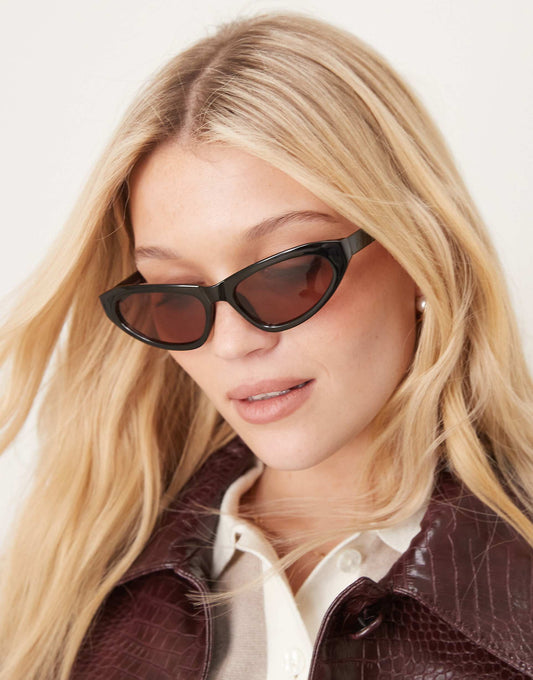 Angular Cat Eye Sunglasses