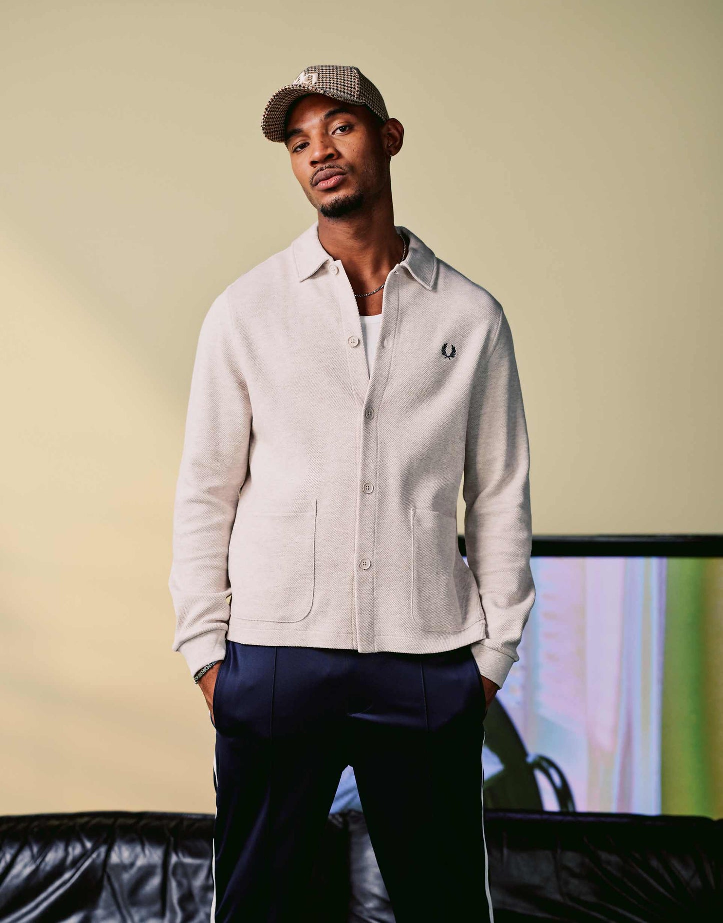 Long Sleeve Button Through Jersey Jacket