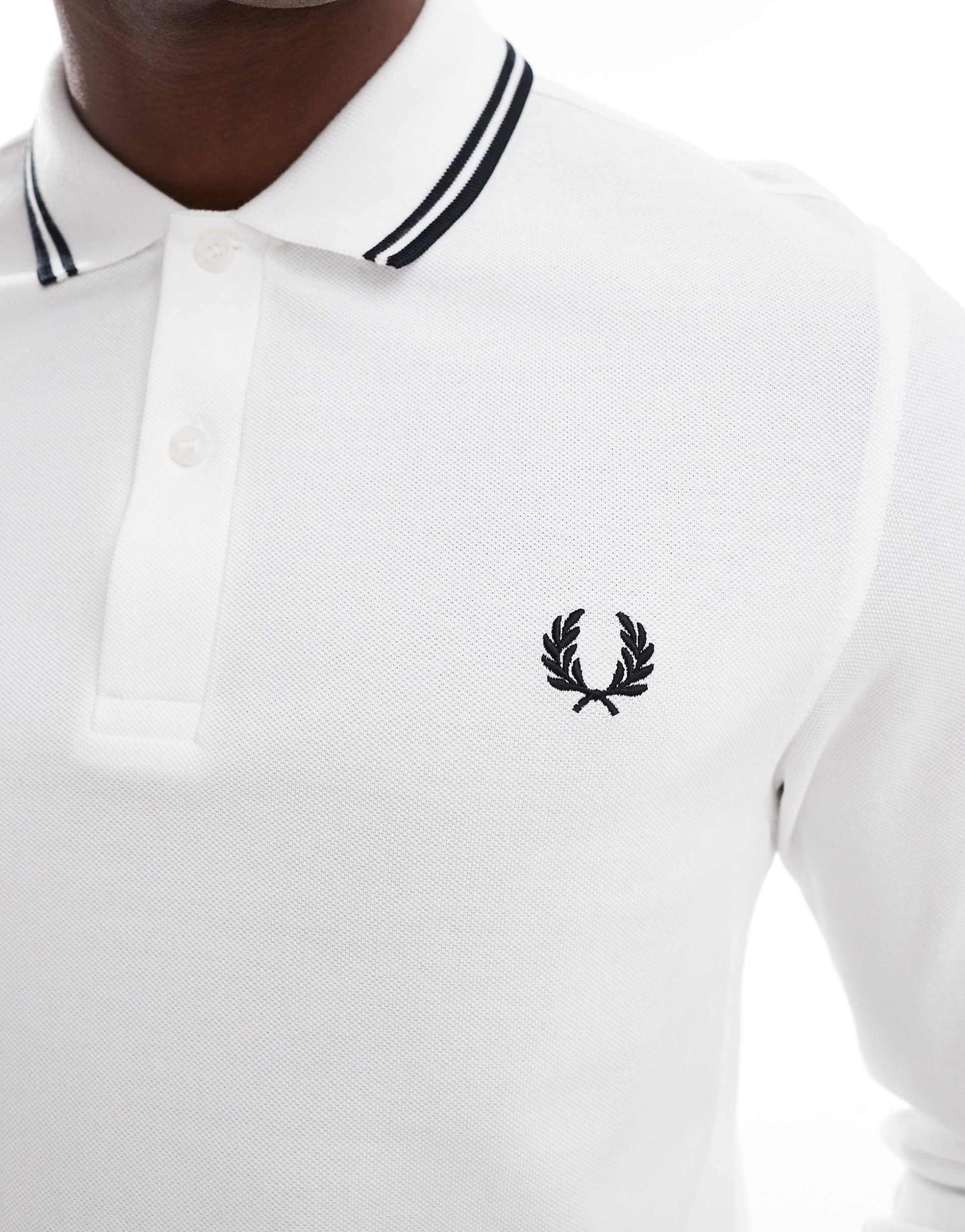 Twin Tipped Long Sleeve Polo Shirt