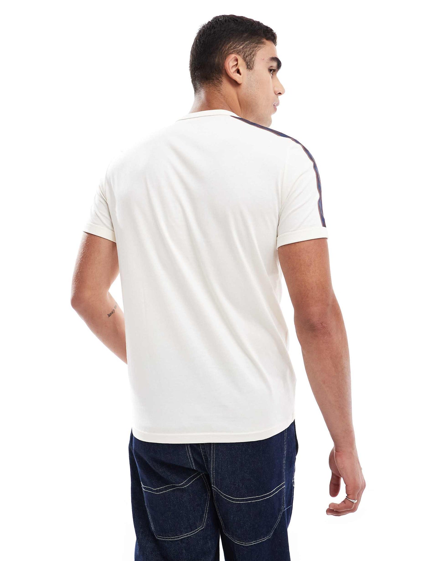 Contrast Tape Ringer T-Shirt