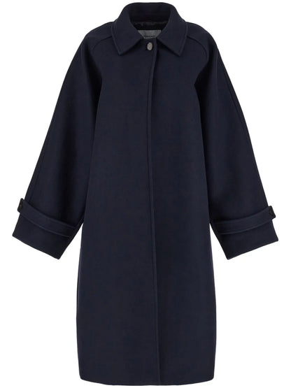 Single-Breast Wool Coat
