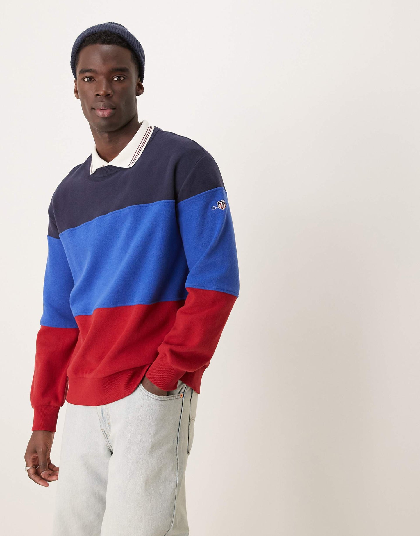 Colour Block Logo Sweatshirt