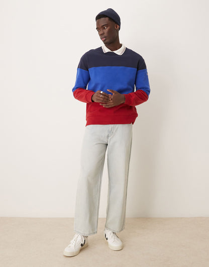 Colour Block Logo Sweatshirt