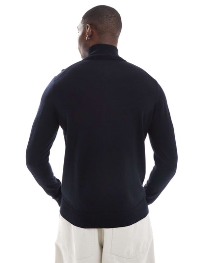 Knitted Half Zip Jumper