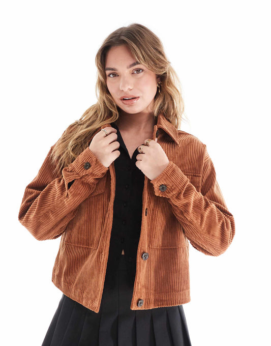 Oversized Cord Trucker Jacket