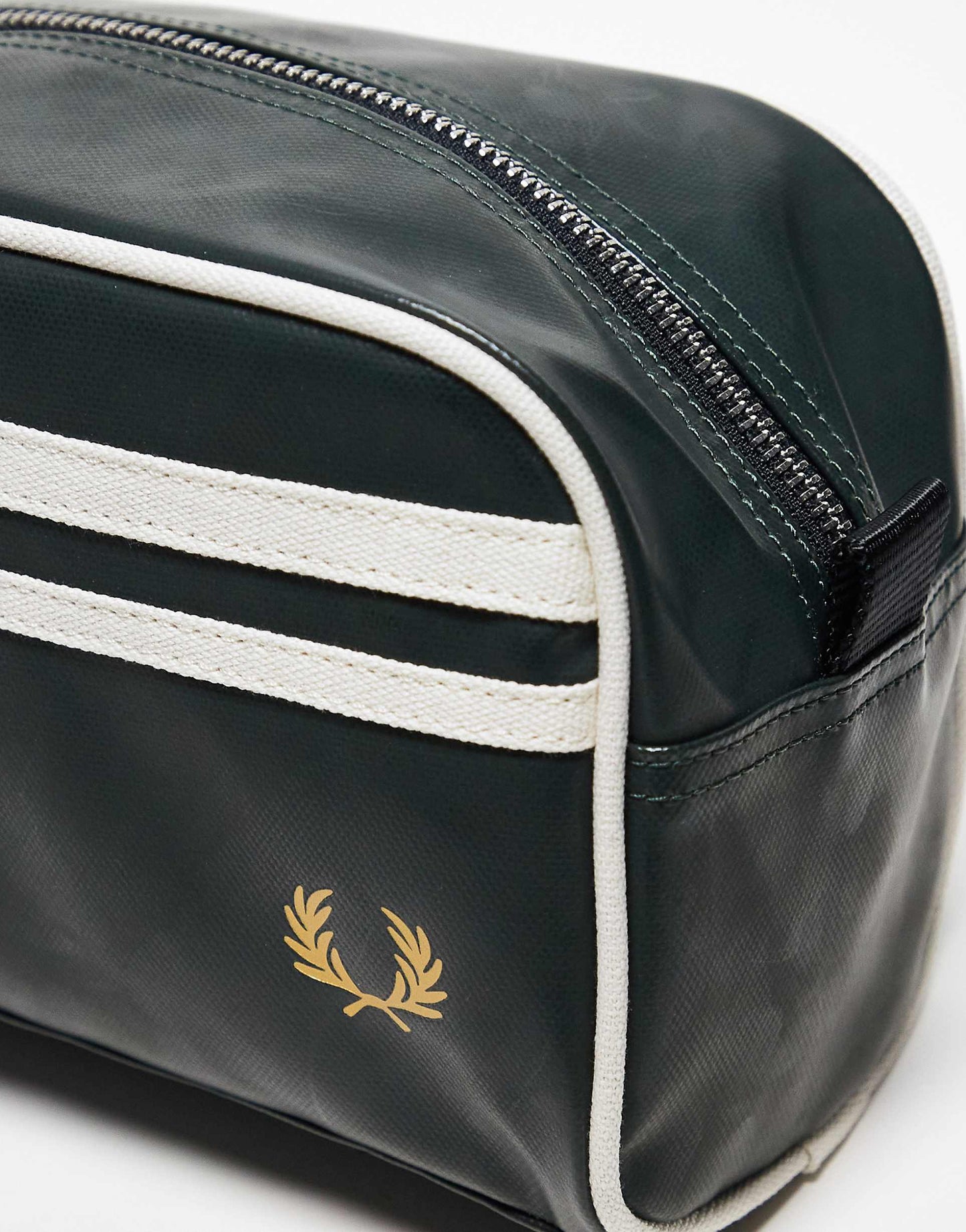 Coated Faux Leather Washbag