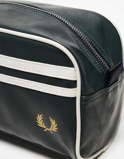 Coated Faux Leather Washbag