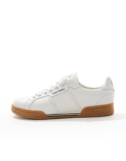 B722 Leather Trainer Plimsolls