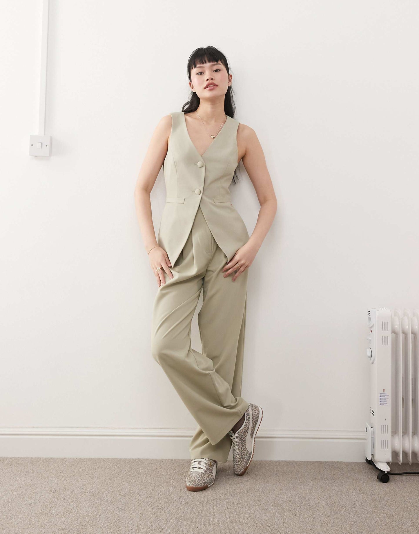 Co-Ord Tailored Wide Leg Trouser