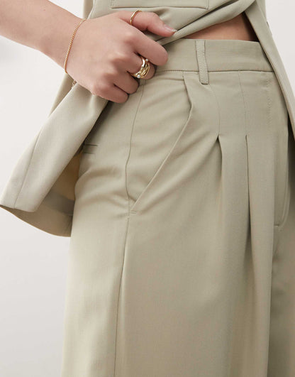 Co-Ord Tailored Wide Leg Trouser